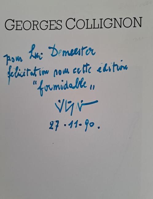 Georges Collignon (1923-2002) GESIGNEERD !! Lannoo 1990, Antiek en Kunst, Kunst | Schilderijen | Modern, Ophalen of Verzenden