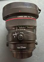 Canon TS-E 17mm 1:4L, Comme neuf, Objectif grand angle, Enlèvement