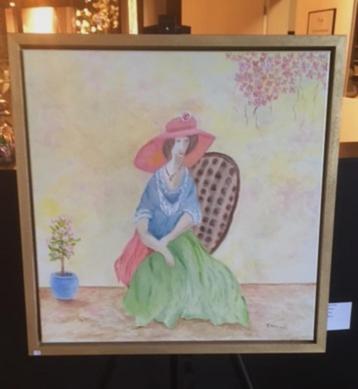 Schilderij olieverf beschikbaar voor biedingen