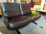 vintage zitbank sofa leder 60er jaren designer, Verzamelen, Retro, Ophalen of Verzenden, Huis en Inrichting