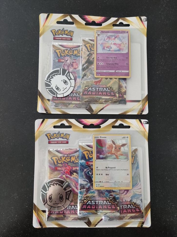 Pokemon astral radiance 3pack blister, Hobby en Vrije tijd, Verzamelkaartspellen | Pokémon, Nieuw, Ophalen of Verzenden