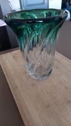 Kristallen vaas 27 cm h/ 20,5 cm L, Ophalen