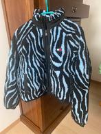 Veste Tommy Jeans Zebra Sherpa, taille M, noir et bleu, Taille 38/40 (M), Bleu, Tommy Jeans, Enlèvement ou Envoi