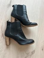 Mooie laarsjes met houten hak, Eram, Comme neuf, Boots et Botinnes, Noir