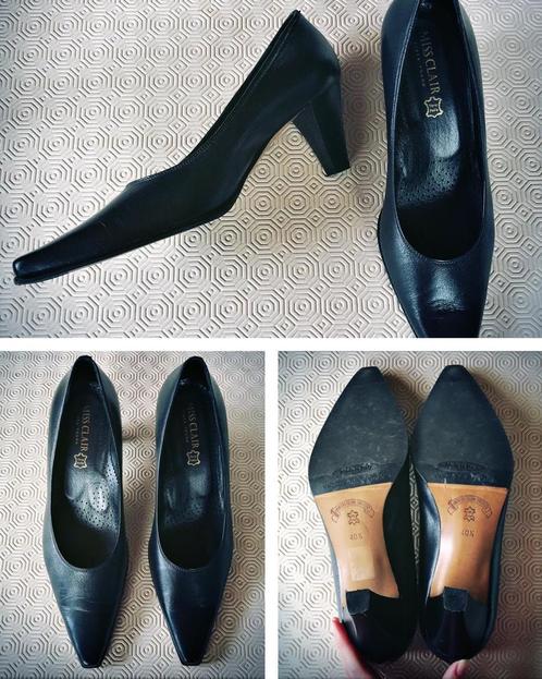 Chaussures noires classiques en cuir italien (taille 40,5), Vêtements | Femmes, Chaussures, Comme neuf, Enlèvement
