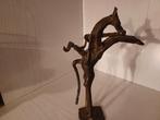 Brons beeld steigerend paard, Antiek en Kunst, Ophalen, Brons