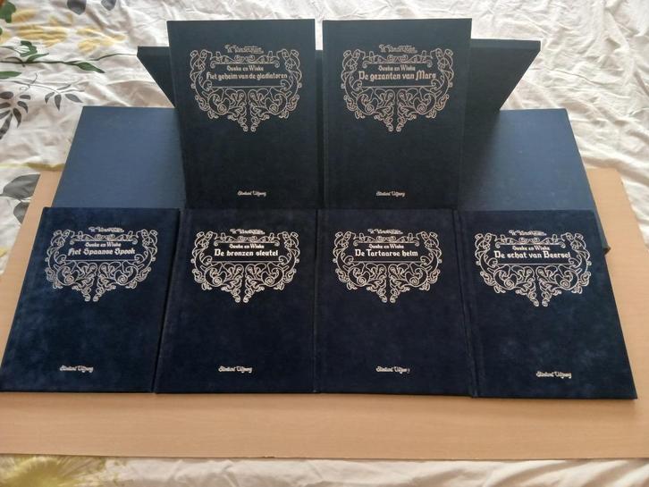 suske en wiske blauwe reeks luxe 1983/84 met gesigneerd ex., Boeken, Stripverhalen, Zo goed als nieuw, Meerdere stripboeken, Ophalen of Verzenden