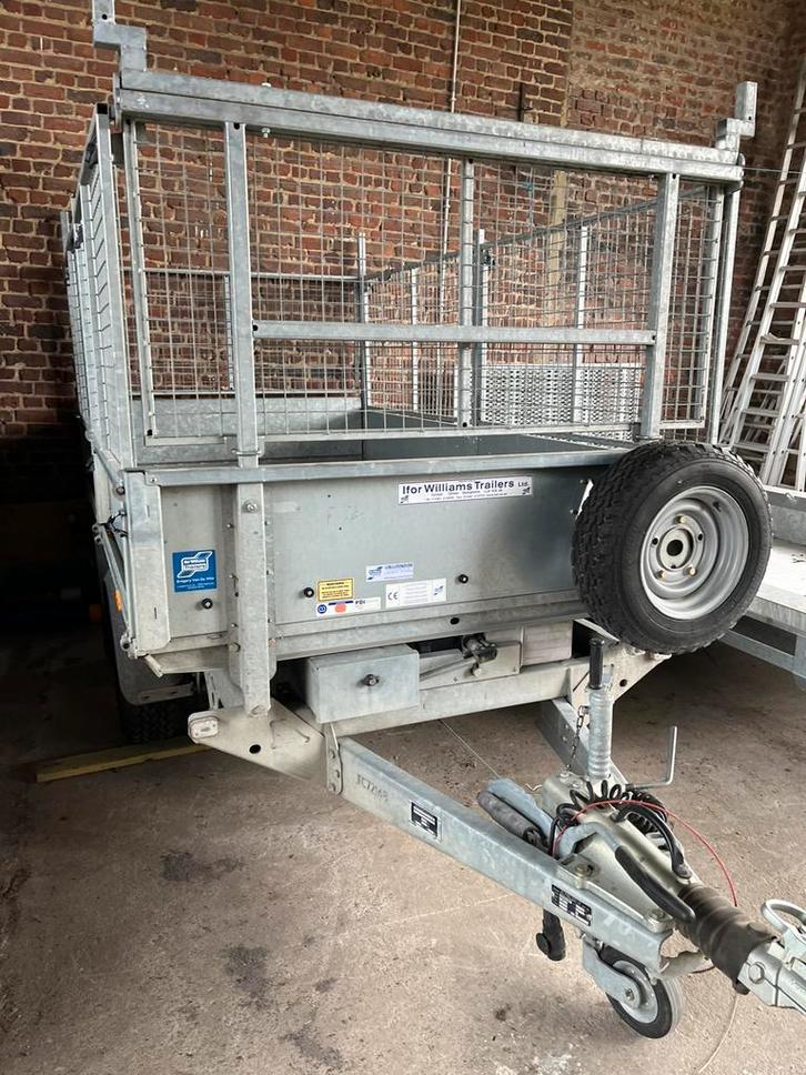 Ifor williams kipper 3500kg, Auto diversen, Aanhangers en Bagagewagens, Zo goed als nieuw, Ophalen