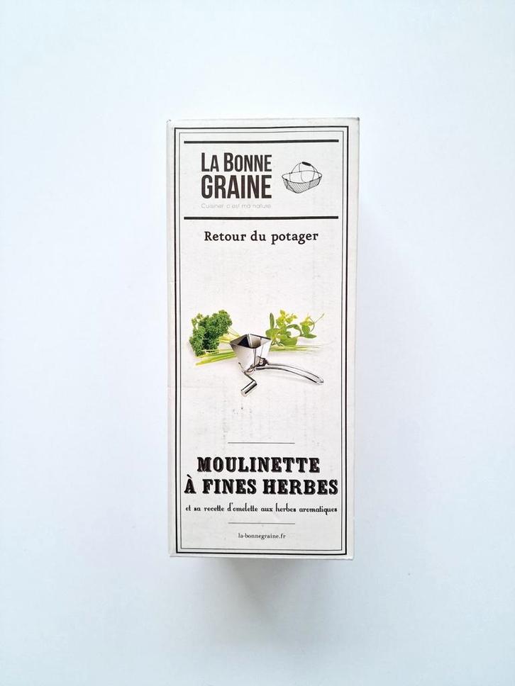 La Bonne Graine - Moulinette à fines herbes - Neuve !, Maison & Meubles, Cuisine | Ustensiles de cuisine, Neuf, Enlèvement ou Envoi