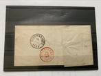 2 brieven met Medaillonzegel nr6 en nr 7, Timbres & Monnaies, Lettres & Enveloppes | Belgique, Lettre, Enlèvement ou Envoi