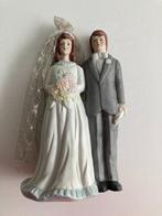 Figurine vintage de couple de mariage/couple marié en biscui, Collections, Humain, Utilisé, Enlèvement ou Envoi