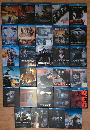 Blu ray steelcases lot beschikbaar voor biedingen