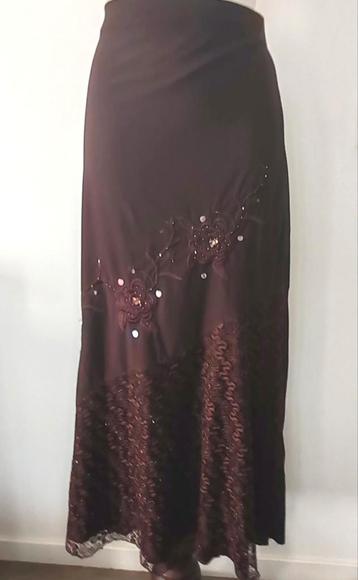 Soepelvallende lange rok in boho-stijl, maat 4XL beschikbaar voor biedingen