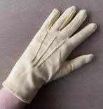 Lichtgele vintage handschoenen, Envoi, Comme neuf, Gants