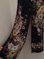 Zara zwarte broek met bloemen, Kleding | Dames, Ophalen of Verzenden, Zo goed als nieuw