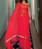 Saree, Overige typen, Zo goed als nieuw, Roze, Maat 36 (S)