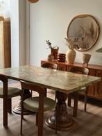 Zeer unieke vintage eettafel 1940, Huis en Inrichting, Tafels | Eettafels, Ophalen, Zo goed als nieuw