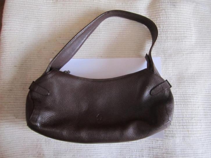 Bruine handtas Nobody, Handtassen en Accessoires, Tassen | Damestassen, Zo goed als nieuw, Handtas, Bruin, Ophalen of Verzenden