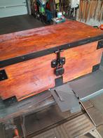 Coffre en  bois  artisanale  0475 347273, Maison & Meubles, Moins de 50 cm, 50 à 100 cm, Enlèvement, Utilisé
