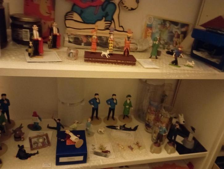 Set pixi Kuifje-figuren, tube van retailmerk zonder doos, Verzamelen, Beelden en Beeldjes, Gebruikt, Fantasy, Verzenden