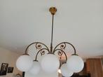 Luchter met matglazen bollen..1tje heeft nauwelijks zichtbaa, Ophalen, Zo goed als nieuw
