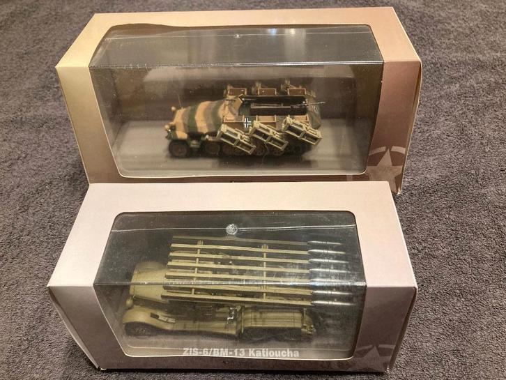 Atlas: volledige serie legervoertuigen / leger tank 1:43 NEW, Verzamelen, Militaria | Algemeen, Landmacht, Miniatuur of Beeldje