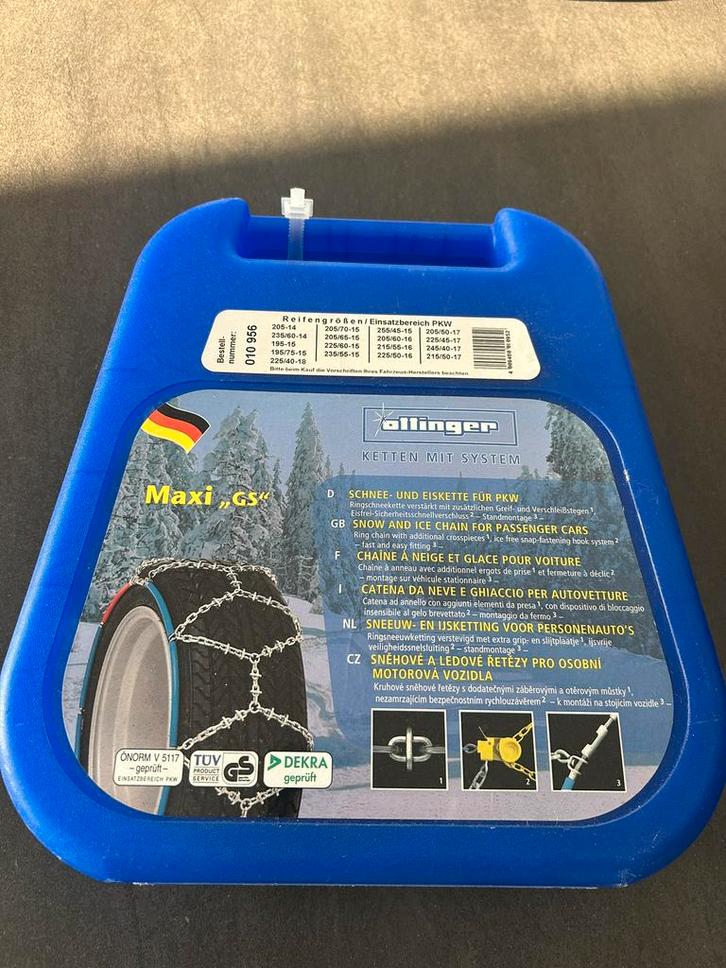 Sneeuwkettingen divers, Auto diversen, Sneeuwkettingen, Zo goed als nieuw, Ophalen