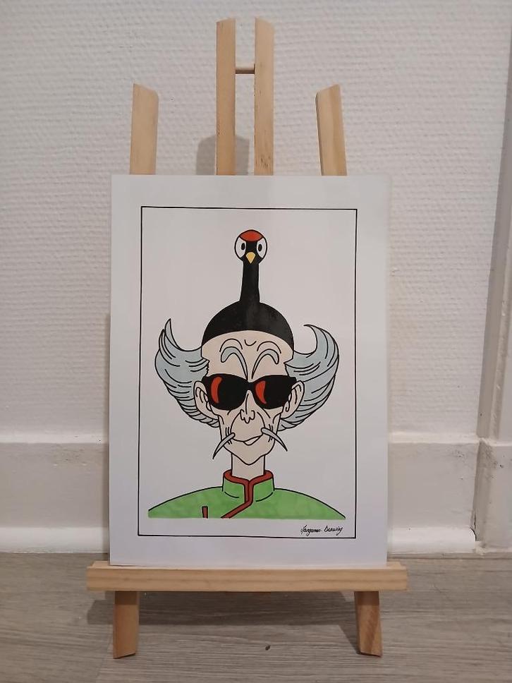 Dragon Ball-poster, Antiek en Kunst, Kunst | Tekeningen en Fotografie, Ophalen of Verzenden