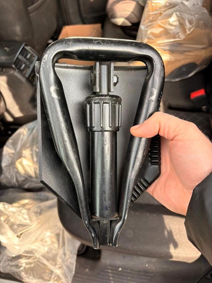 US Army Opvouwbare Schep met hoes (Origineel), Verzamelen, Militaria | Algemeen, Landmacht, Overige typen, Ophalen of Verzenden