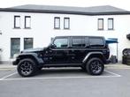 Jeep Wrangler 2.0 Turbo 4xe PHEV Rubicon*10km*My2023*, Auto's, Zwart, Leder, Bedrijf, 5 zetels