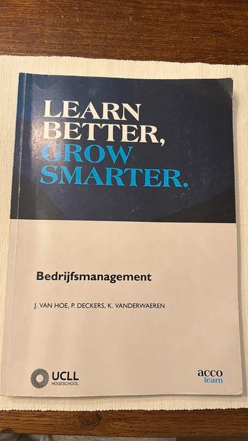 Bedrijfsmanagement UCLL, Enlèvement ou Envoi, Utilisé