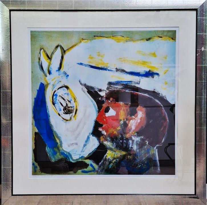 Martin van Wordragen - Met Man en Paard, Antiek en Kunst, Kunst | Litho's en Zeefdrukken, Ophalen