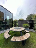 Extremis Pantagruel Picnic tuintafel picknicktafel tafel, Tuin en Terras, Tuintafels, Ophalen, Gebruikt, Rond, Aluminium