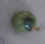 Bougie en forme de pomme verte (neuve emballée), Bougie, Neuf, Moins de 25 cm, Vert