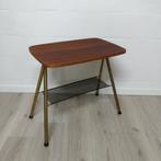 Vintage Mid Century bijzettafeltje plantentafeltje, Comme neuf, Enlèvement ou Envoi