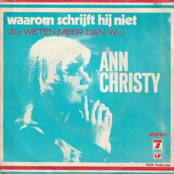 Ann Christy - Waarom schrijft hij niet - % beschikbaar voor biedingen