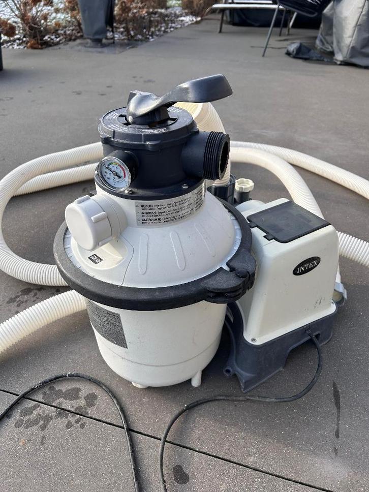 Intex zandfilterpomp, Tuin en Terras, Zwembad-toebehoren, Zo goed als nieuw, Filter, Ophalen