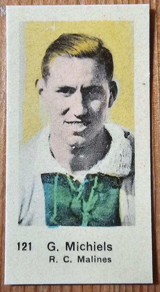 1930s (pre panini) 121. Gustaaf Michiels R.C. Mechelen!, Hobby en Vrije tijd, Stickers en Plaatjes, Nieuw, Plaatje, Ophalen of Verzenden