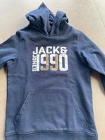 Donkerblauwe trui Jack & Jones maat 164, Ophalen, Trui of Vest, Zo goed als nieuw, Jongen