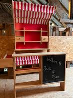 Houten speelgoedwinkel met veel toebehoren, Ophalen, Zo goed als nieuw