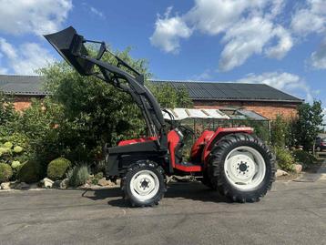 MICROTRACTEUR MITSUBISHI 33 CV AVEC CHARGEUR FRONTAL, Enlèvement ou Envoi, Utilisé, Jusqu'à 80 ch, Jusqu'à 2500