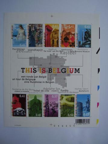 Blok 104 postfris - This is Belgium beschikbaar voor biedingen