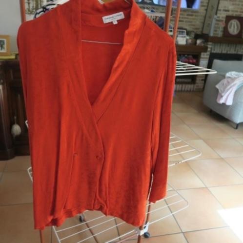 Blouse nieuw rood dierenprint Fabienne Chapot mt L, Kleding | Dames, Blouses en Tunieken, Nieuw, Maat 42/44 (L), Rood, Ophalen of Verzenden