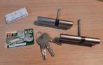 Twee gelijksluitende ISEO R50 cilinders met sleutels, Doe-het-zelf en Bouw, Ophalen, Nieuw, Overige materialen, Slot