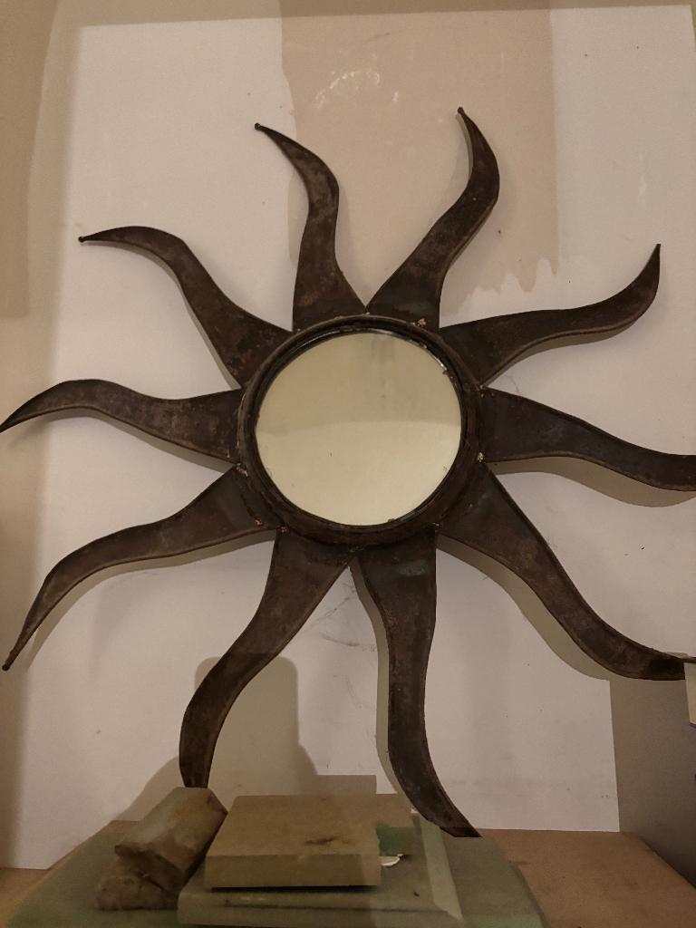 Ronde zonnespiegel, Ophalen, Gebruikt, Rond, Minder dan 100 cm