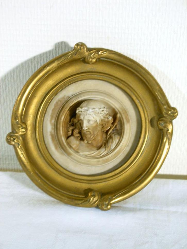 Christus in lavasteen, Antiek en Kunst, Curiosa en Brocante, Ophalen of Verzenden