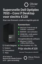 Dell Optiplex 7010 Core i7 – Mét Gratis Extra’s!, Computers en Software, Ophalen, 256 GB, Met monitor, 8 GB