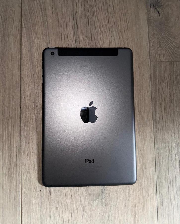 iPad mini 2 Wi-Fi + 4G Cellular (SPACEGREY) 128GB, Computers en Software, Apple iPads, Gebruikt, Apple iPad Mini, Wi-Fi en Mobiel internet