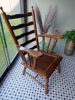 vintage houten fauteuil, Huis en Inrichting, Fauteuils, Minder dan 75 cm, Gebruikt, Retro, 50 tot 75 cm