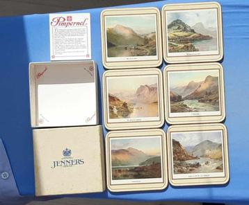 proche du neuf lot de 6 sous-verres paysages d'Ecosse